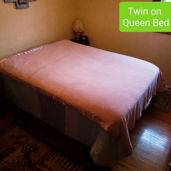 jcpenney Bedding Vintage Twin Jcpenney Satin Trim Thermal Twin